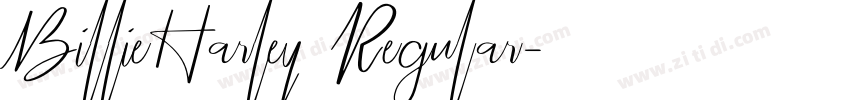 BillieHarley Regular字体转换